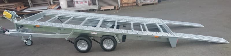 Autotransportanhänger, Autotransporter, Multitransporter, Autotrailer 2700kg 4,0 x 2,0 m, kippbar – 3