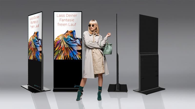 Original TOUCHwall 65"Zoll Blickmagnet wie "RIESIGE SMARTPHONES" Digital Signage TOUCHscreen – 2