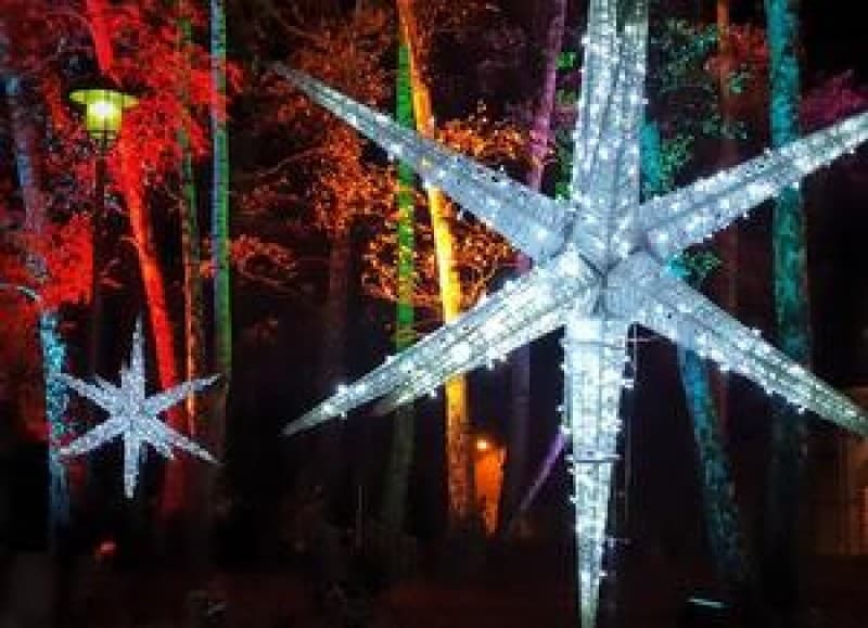 Leuchtende 3D Sterne - LED Sterne - Licht Dekoration - beleuchtete Deko Weihnachtsdekoration – 2