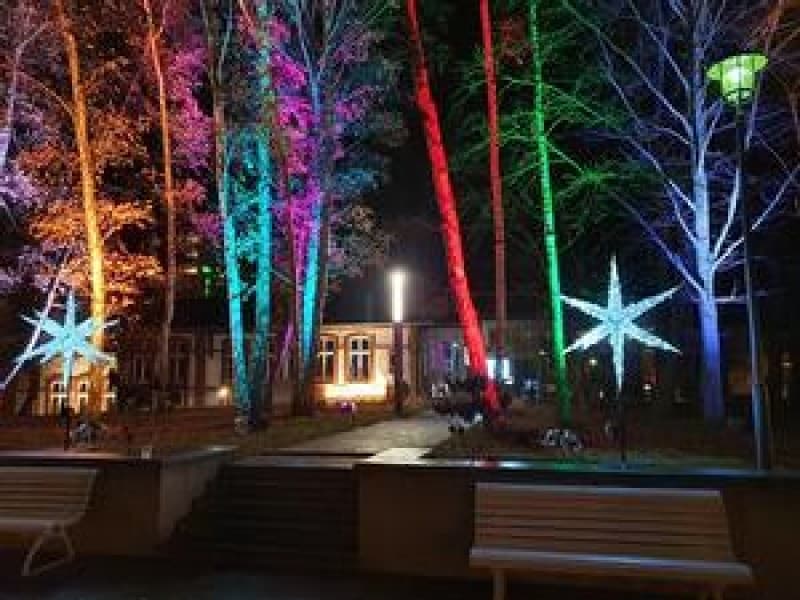 Leuchtende 3D Sterne - LED Sterne - Licht Dekoration - beleuchtete Deko Weihnachtsdekoration – 3