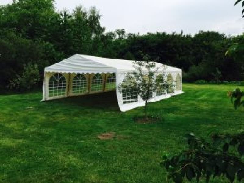 Faltzelt Pavillon Faltpavilion Partyzelt Festzelt weiß 3x6m, 5x10m, 6 x 12m – 2