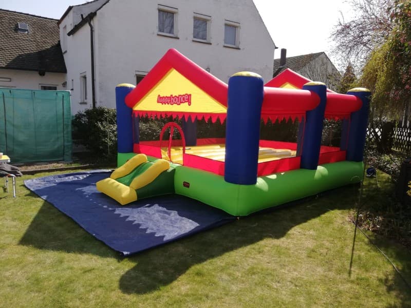 Hüpfburg | Springburg | Luftburg “Big House” | 4 x 5 m Hüpffläche| Nur für Privat