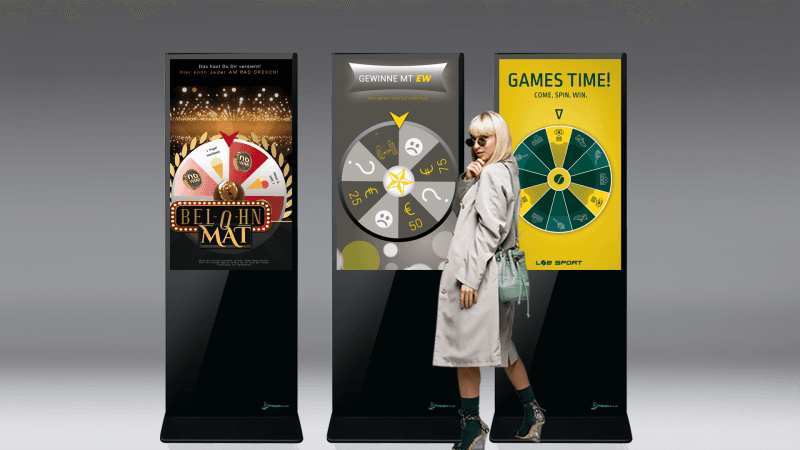 Original TOUCHwall 65"Zoll Blickmagnet wie "RIESIGE SMARTPHONES" Digital Signage TOUCHscreen – 5
