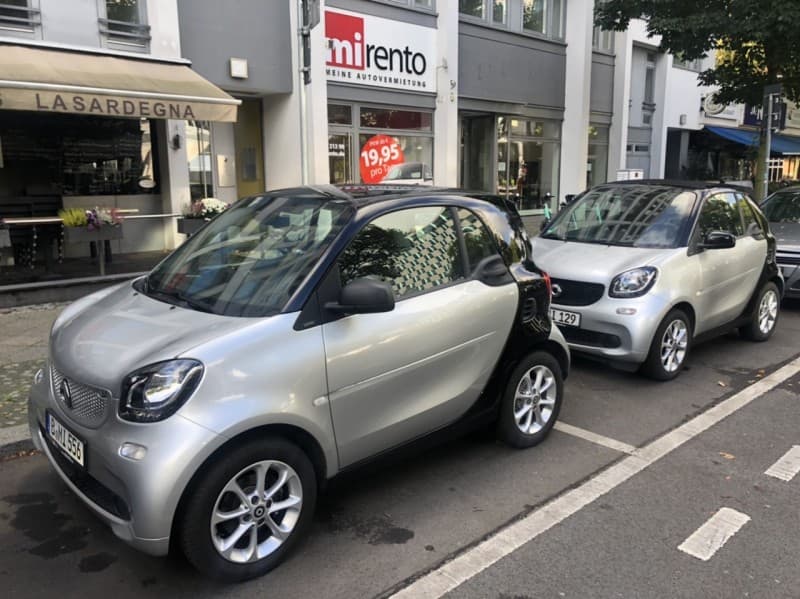 60x Smart Fortwo + Forfour (Automatik) **ab 32,90,-€ /Tag** direkt Berlin Zentrum KuDamm/ Zoo mieten – 2