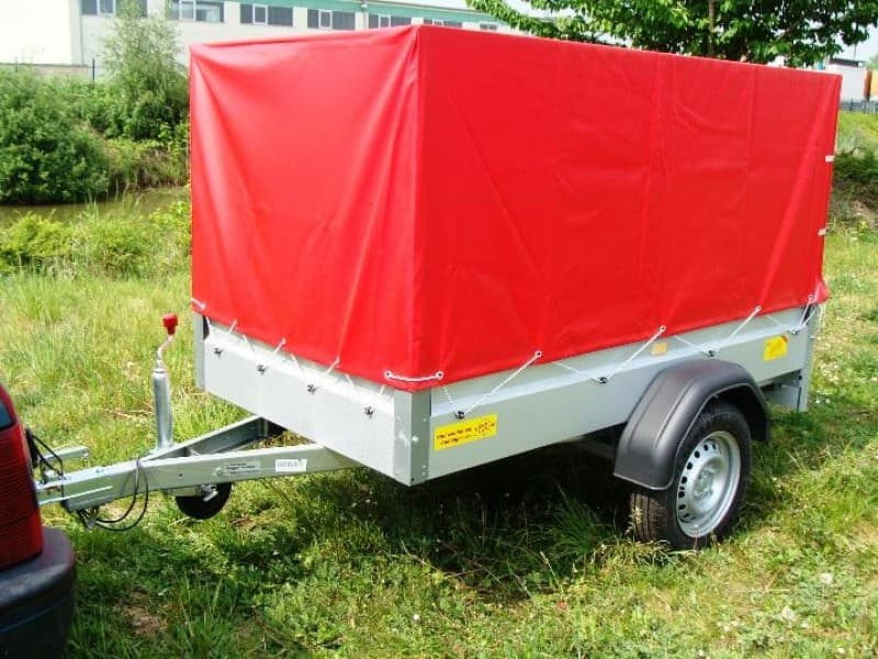 Planenanhänger 750 kg ungebremst 2070 x 1080 x 1100 = 2,46 m³ Nutzlast ca. 640 kg günstig
