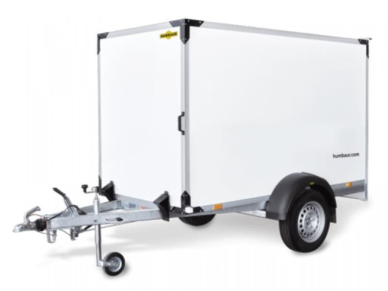 Kofferanhänger abschließbar 1500 kg gebremst – 100 km/h 3010 x 1510 x 1800 = 8,69 m³ Ladevolumen