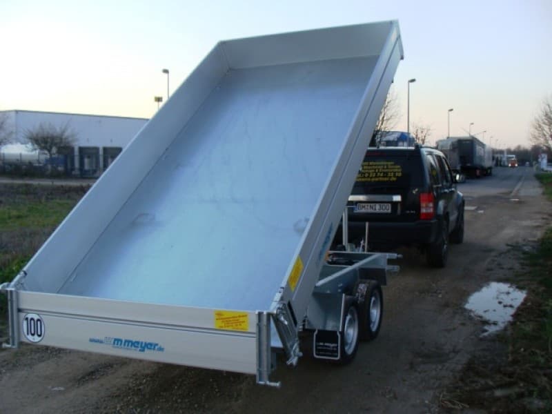 Dreiseitenkipper Kipper Hochlader 3000 kg gebremst E-Pumpe + Handpumpe 100 km/h 3600 x 1860 x 360 – 2