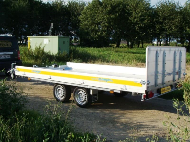 Autotransporter PKW Transporter 3.500 kg kippbar Laderampe, Aluprofilboden Anfahrschutz Seilwinde – 3