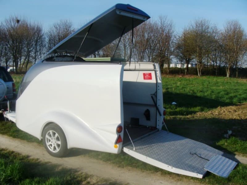 Excaliburanhänger S 1 1500 kg gebremsten silber/weiß 100 km/h 2610 x 1400 x 1520 mm Nutzlast 1000 kg – 2