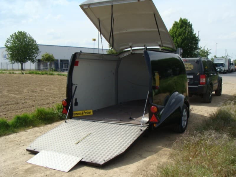 2er Motorradanhänger Excalibur 100 km/h Auffahrrampe 3000 x 1800 x 1520 mm Nutzlast ca. 950 kg – 2