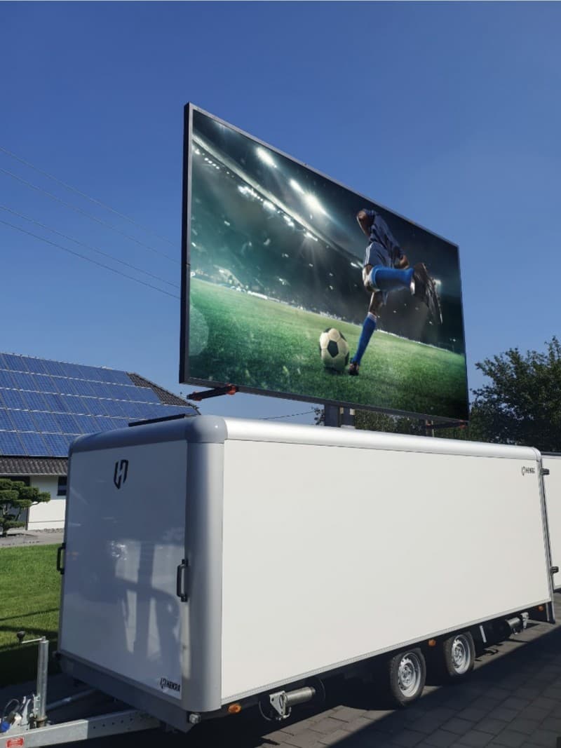 LED-Wand - Trailer für den mobilen Einsatz