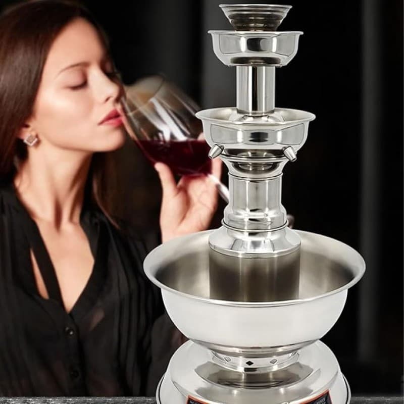 Party-Weinbrunnen, 3,5 l Saftbrunnen Cocktailbrunnen Getränkespender Weinspendermaschine, Weinspende – 5