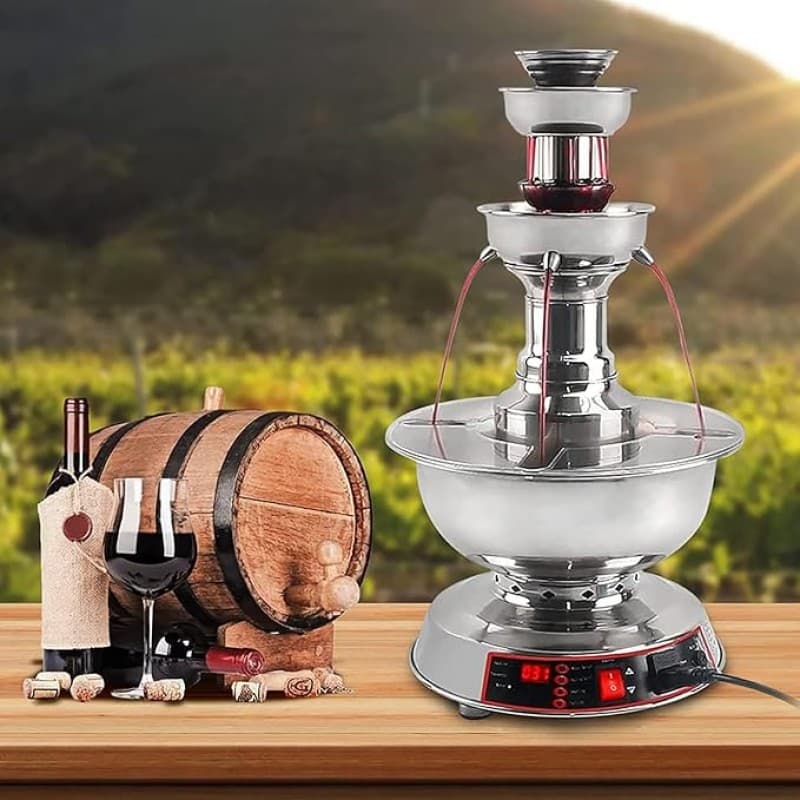 Party-Weinbrunnen, 3,5 l Saftbrunnen Cocktailbrunnen Getränkespender Weinspendermaschine, Weinspende