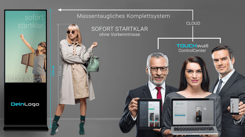 LED Bildschirm Digital Screen Messewand Randlos, variabel 4x2, 3x2m, 2x2m – 5