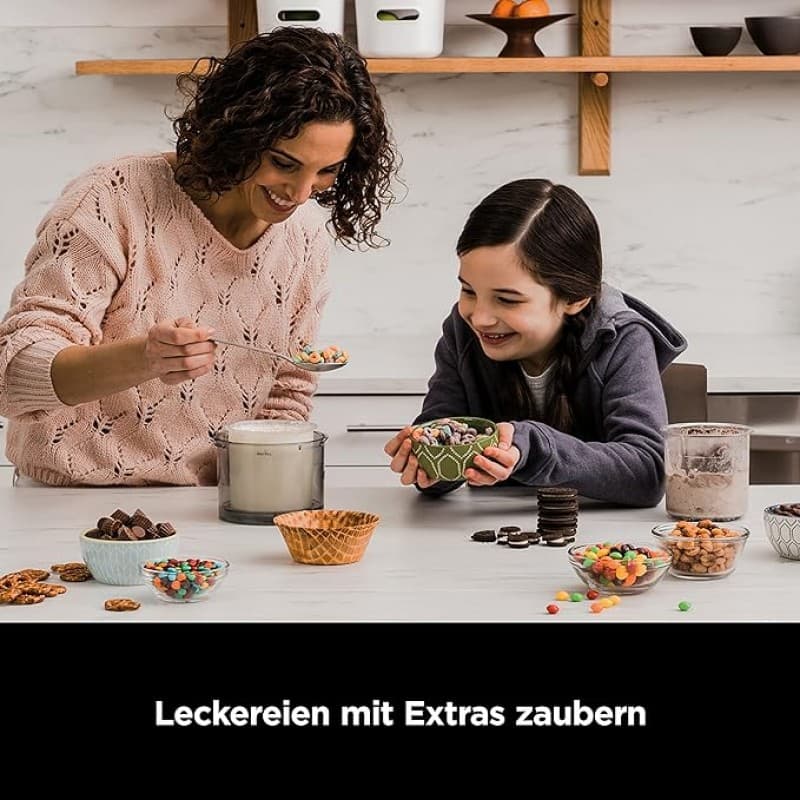 Softeismaschine privat Eismaschine & Dessertmaschine mit 3 Behältern = 4,2 l Eis – 5