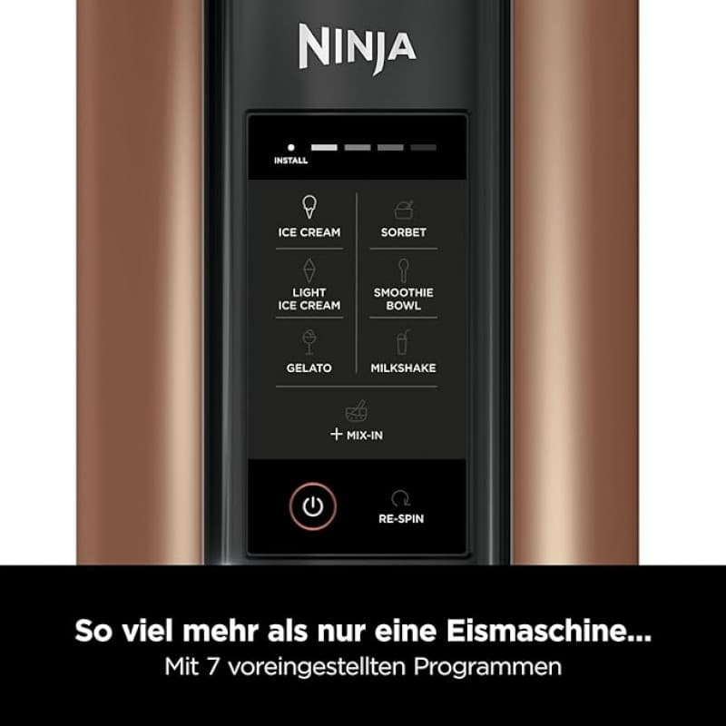 Softeismaschine privat Eismaschine & Dessertmaschine mit 3 Behältern = 4,2 l Eis – 3