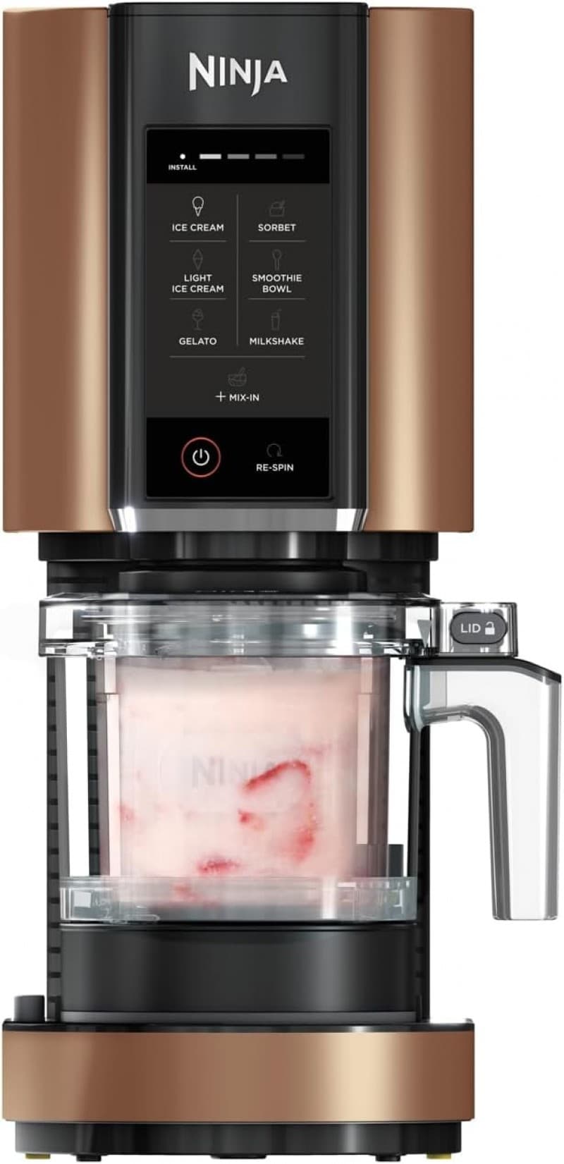 Softeismaschine privat Eismaschine & Dessertmaschine mit 3 Behältern = 4,2 l Eis – 2