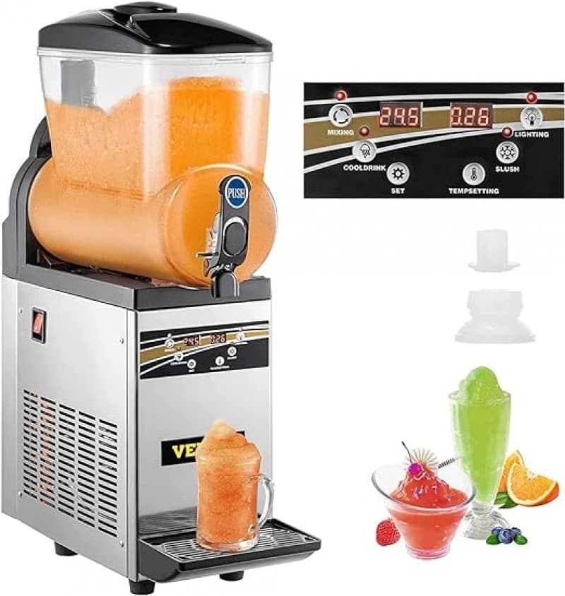 Gewerbliche Slushy Slush Eis Maschine Speiseis Wassereis 1 Geschmacksrichtung 15 l Slusheismaschine