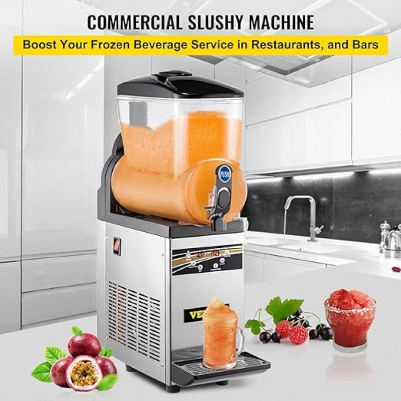 Gewerbliche Slushy Slush Eis Maschine Speiseis Wassereis 1 Geschmacksrichtung 15 l Slusheismaschine – 2