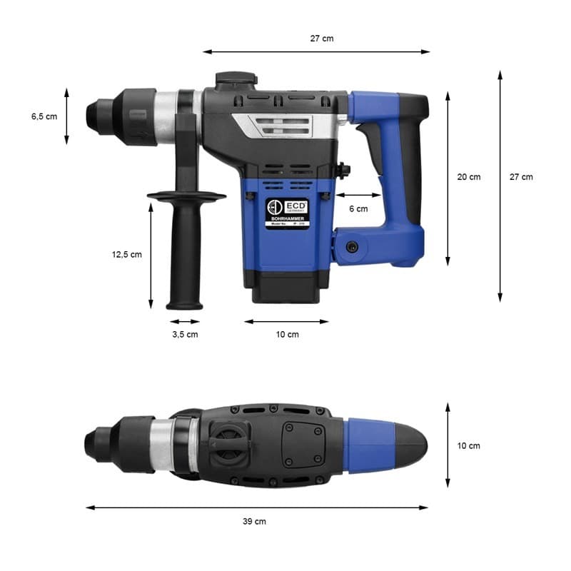 Bohrhammer Stemmhammer elektrisch 1800 Watt
