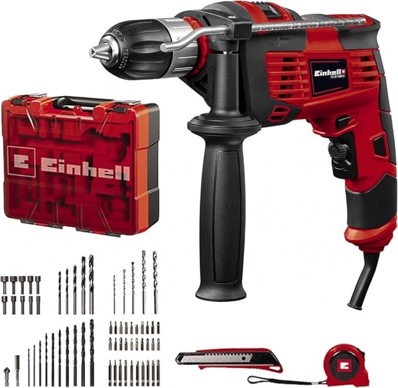Bohrhammer-Set Bohrmaschine TC-ID 1000 E Kit + 64 – 1010 Watt
