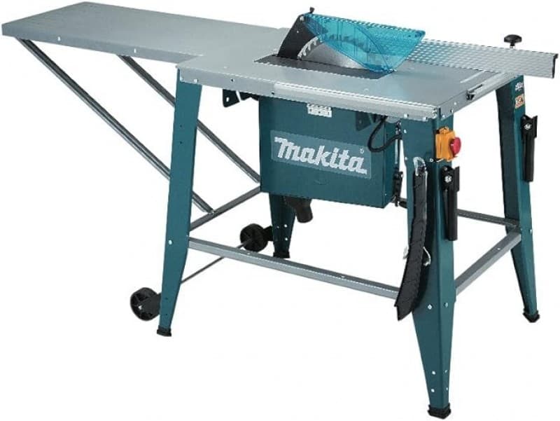 Tischkreissäge Baukreissäge 315 mm – Schwarz/Blau – 16 x 210 mm Normalstrom 230 V
