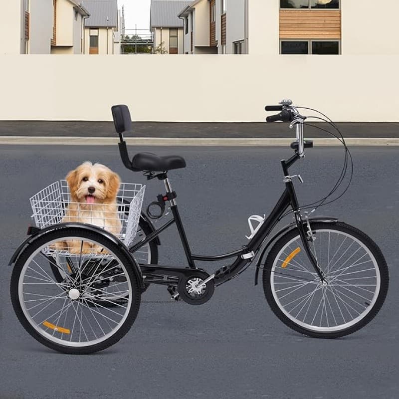 Lastenrad Dreirad Fahrrad Erwachsenendreirad Cruise Rad Cruise Bike 24 Zoll für Erwachsene – 2