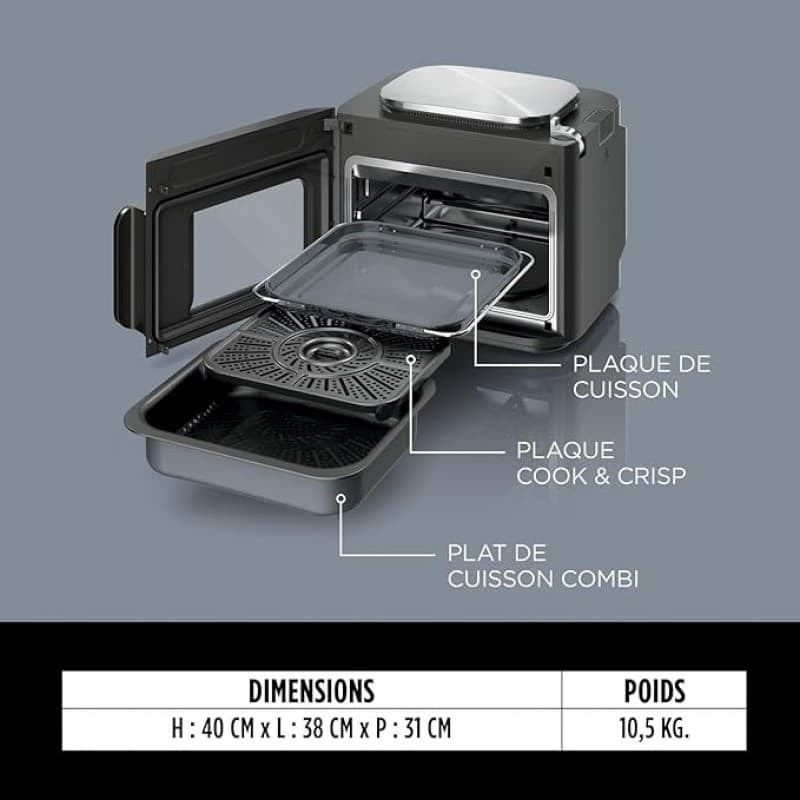 Multikocher 12-in-1 Backofen & Heißluftfritteuse Fritteuse 12 Kochfunktionen – 2