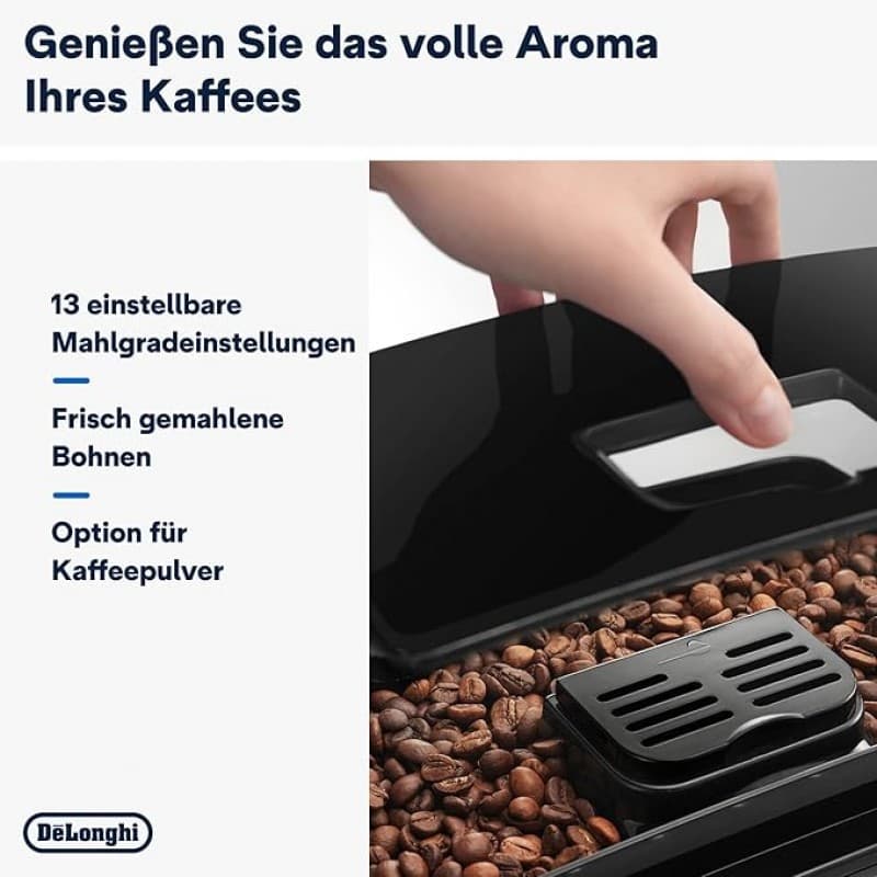 Kaffeevollautomat Cappuccino-Milchaufschäumdüse Espresso-Direktwahltasten Drehregler 2-Tassen-Funkti – 3