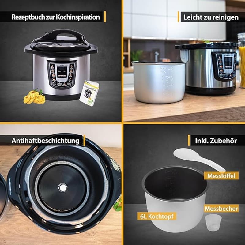 Schnellkochtopf Kocher Multikocher Reiskocher Warmhalter Kochtopf Multikocher Multivarka 8 Autoprogr – 3