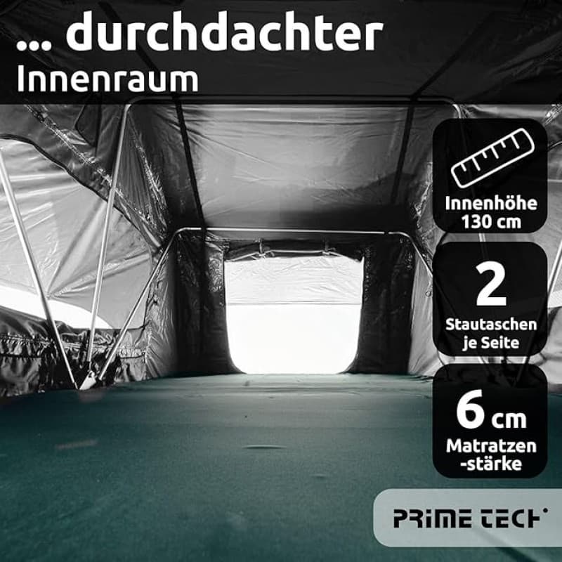 Anhängerdachzelt Autodachzelt XXL 240 x 180 x 130 zelten wo Du willst – 4