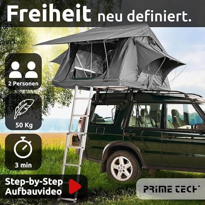 Anhängerdachzelt Autodachzelt XXL 240 x 180 x 130 zelten wo Du willst – 5