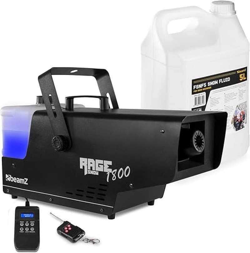 Schneemaschine mit 5 L Fluid 1800 W Schnee Maschine Schneeerzeuger Snow Machine Schneekanone