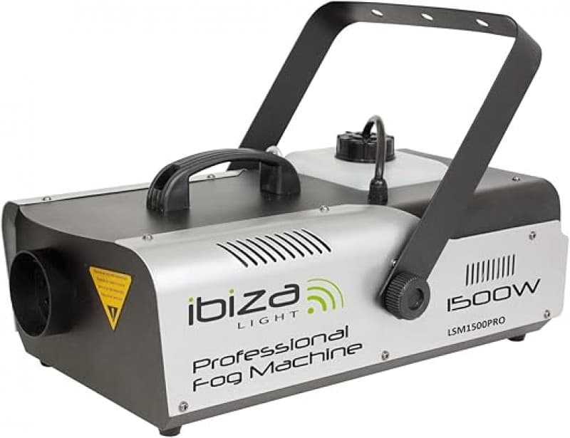 Professionelle 1500 W Nebelmaschine 2,3 L Tank programmierbar mit DMX und Fernsteuerung – Schwarz – 2