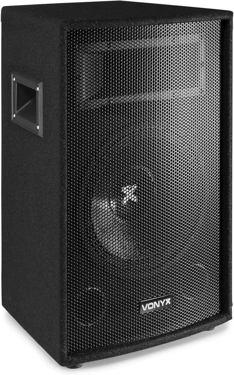 Musikanlage Mischpult DJ Lautsprecher Set Mobiles PA System Komplettset mit Verstärker Stativen und – 3