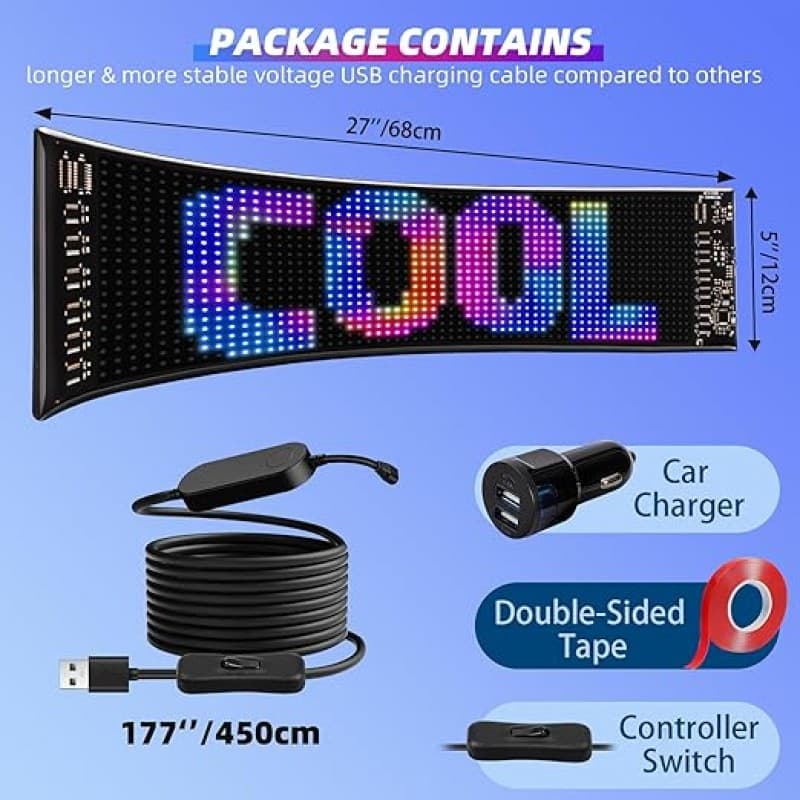Leuchtreklame LED Werbung LED Anzeigetafel LED Schild vollfarbiges programmierbares LED-Skript-Displ – 3