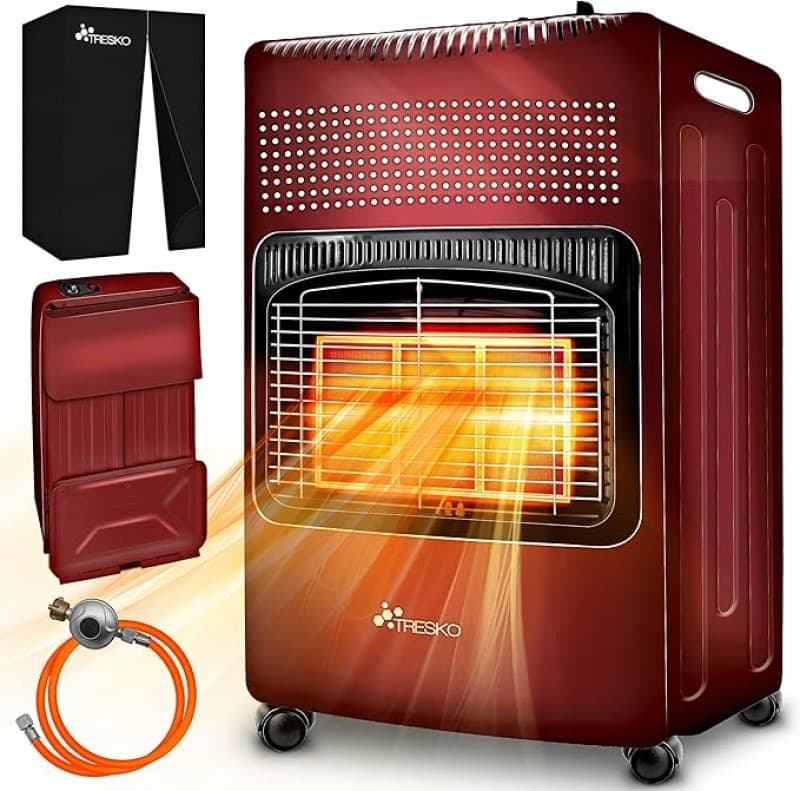 Gasheizung 1500 W 2800 W 4200 W Gasheizer Gasofen Gasheizofen mit 3 Stufen Infrarot Gasheizgerät abs – 2