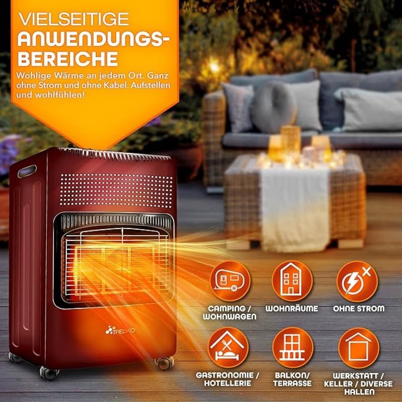 Gasheizung 1500 W 2800 W 4200 W Gasheizer Gasofen Gasheizofen mit 3 Stufen Infrarot Gasheizgerät abs – 5