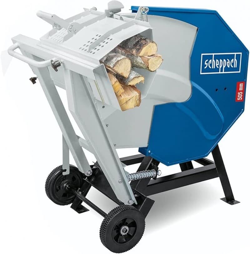 Wippkreissäge Brennholzsäge HS510 Wippsäge Kreissäge 230 V 3000 W Leistung Sägeblatt-Ø 505 mm Schnit