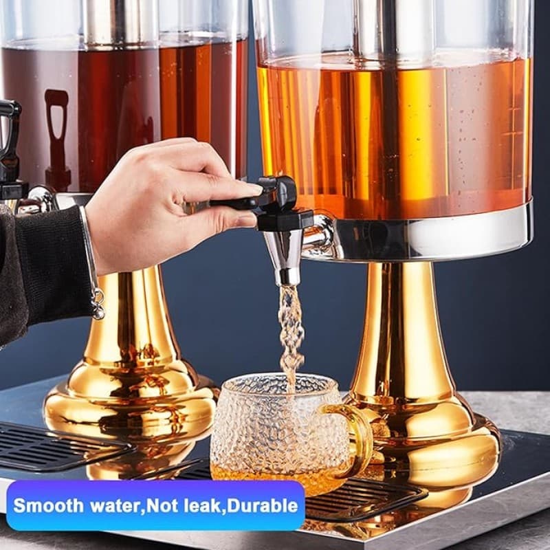 Saftspender Getränkespender Teespender Wasserspender mit Eisbehälter 24 l für Partys Frühstücksbuffe – 4