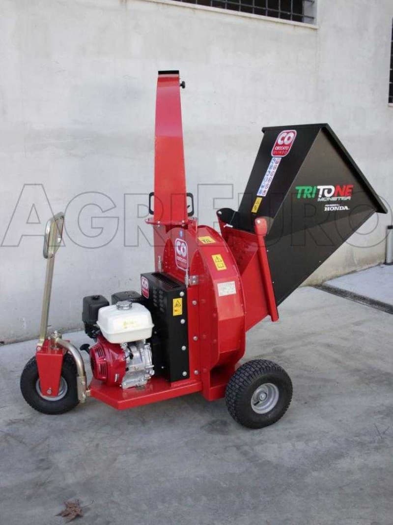 Holzhäcksler Monster Profi Benzinhäcksler Schredder 13 PS Zweigdurchmesser 100 mm Honda Motor Häcksl – 2