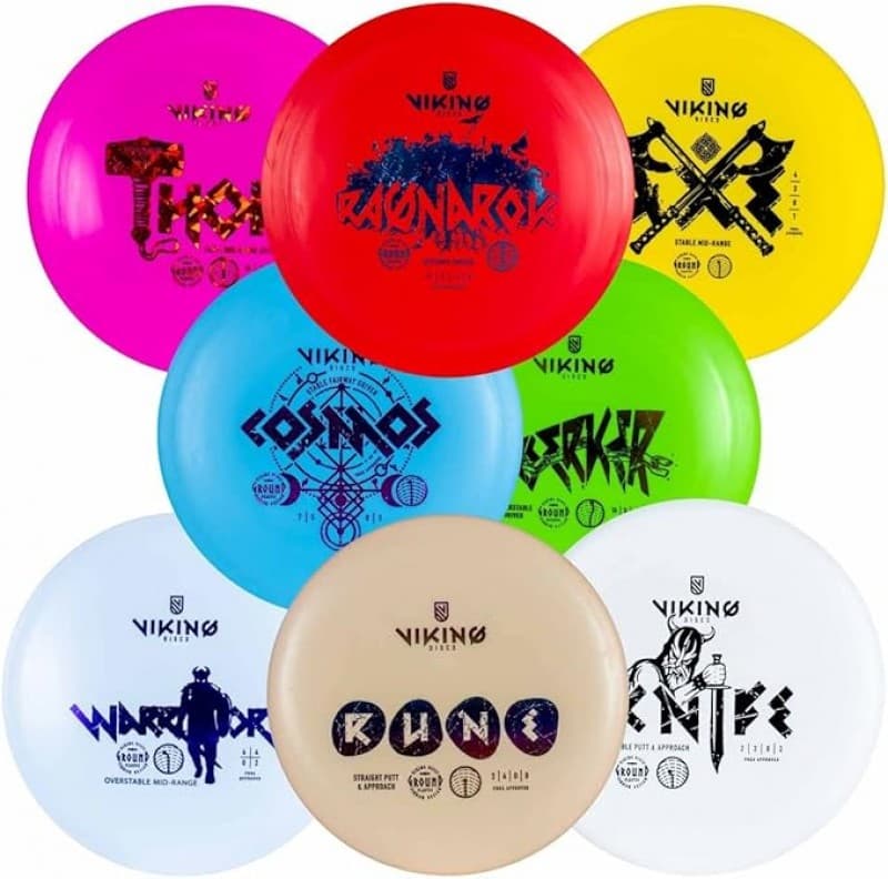 Frisbee-Scheiben 8 Stück Disc Golf Set PDGA zugelassen Funsport im Freien für Erwachsene und Kinder
