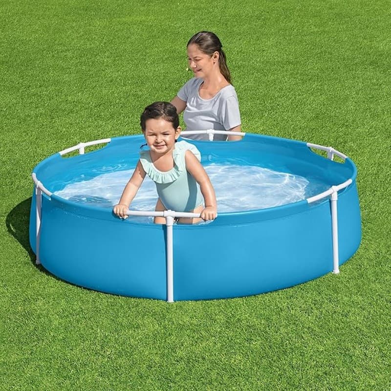 Gartenpool Kinderpool Pool für Kids Pool Ø 152 x 38 cm blau rund
