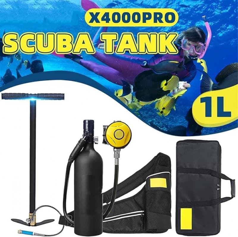 Tauchausrüstung Tauchflasche Sauerstoffflasche Tauchen Sporttauchen Mini-Tauchflasche tragbares Tauc – 2