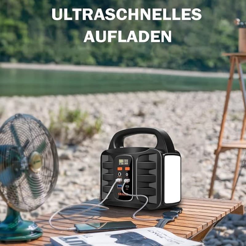 Handyladegerät 200 W tragbare Powerstation Solargenerator Ladegerät Stromgenerator Stromquelle 194Wh – 3