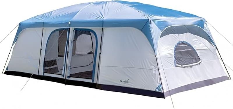 Urlaubszelt Familie Campingzelt Familienzelt 10 Personen mit Einzelwand Mesh-Dach abnehmbares Überze – 2