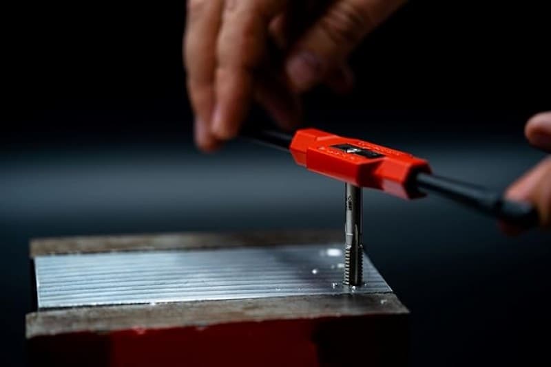 Gewindebohrer Gewindeschneider Gewindewerkzeug Schneideisensatz M3 – M12 HSS Handgewindebohrer – 5