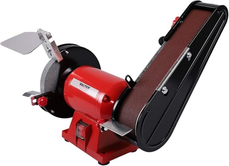 Kombischleifer 240 Watt 230 Volt Schleifständer Schleifpfad Schleifscheibe Funkenschutz inkl. Schlei – 3