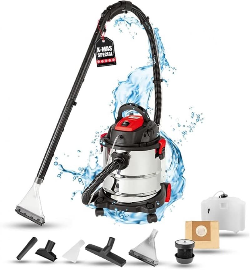 Polsterreiniger Waschsauger 1600 W Teppichreinigungsmaschine Nasssauger Trockensauger schnell effekt