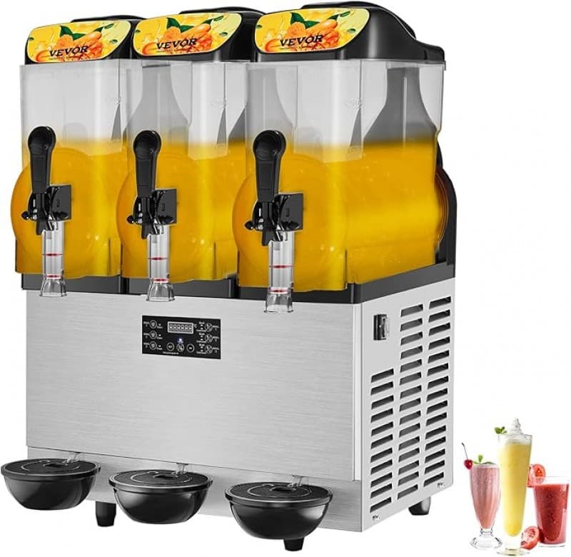 Slush-Maschine Margarita-Maschine Smoothie gewerblich 36l Einzelschüssel 75 Tassen 1100 W Edelstahl – 2